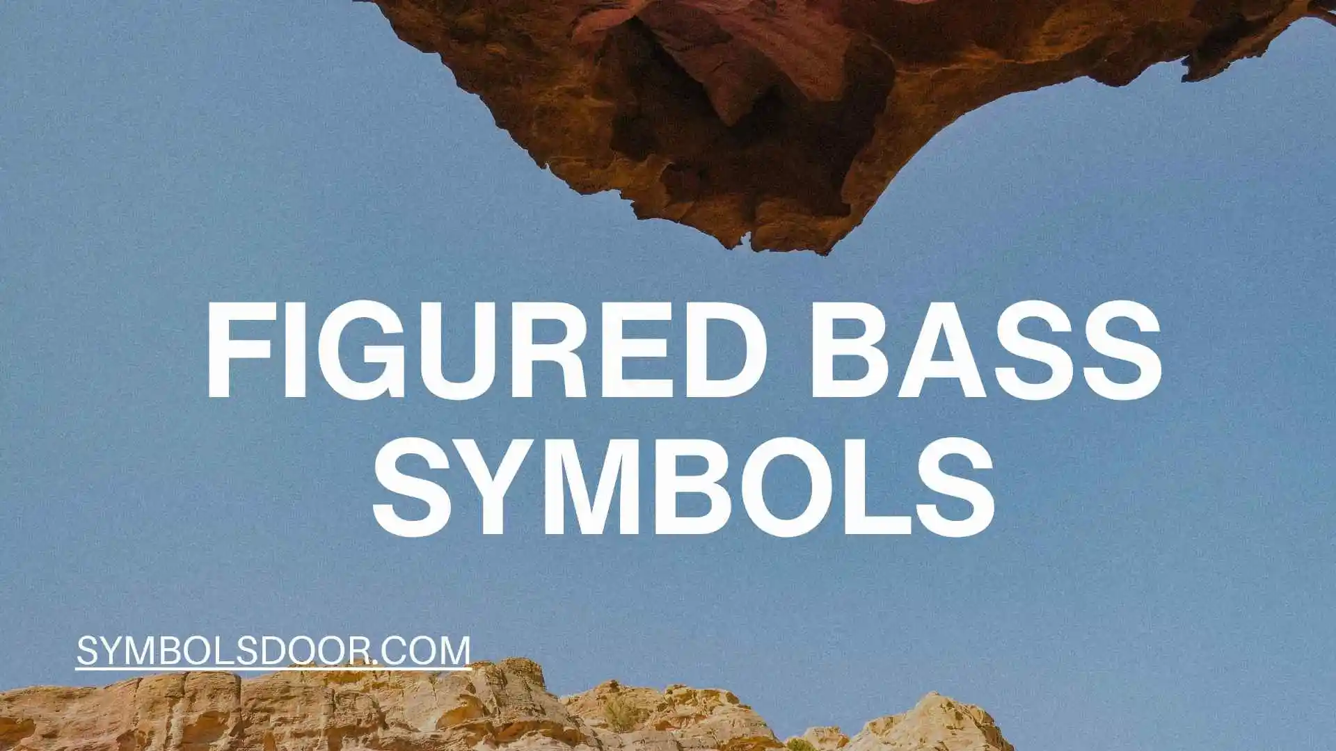 Figured Bass Symbols