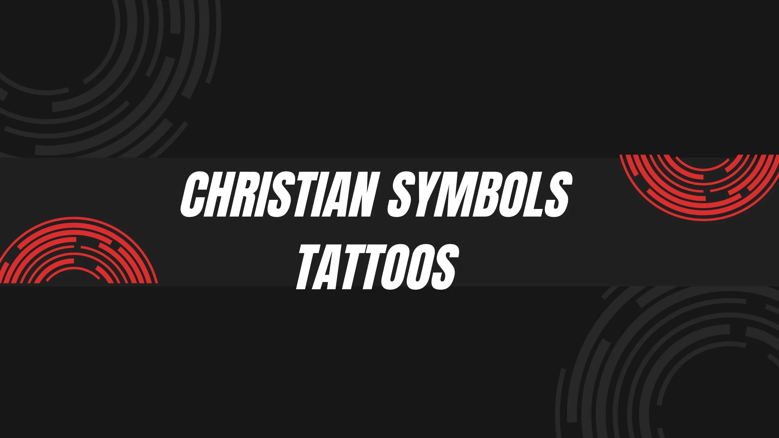 Christian Symbols Tattoos