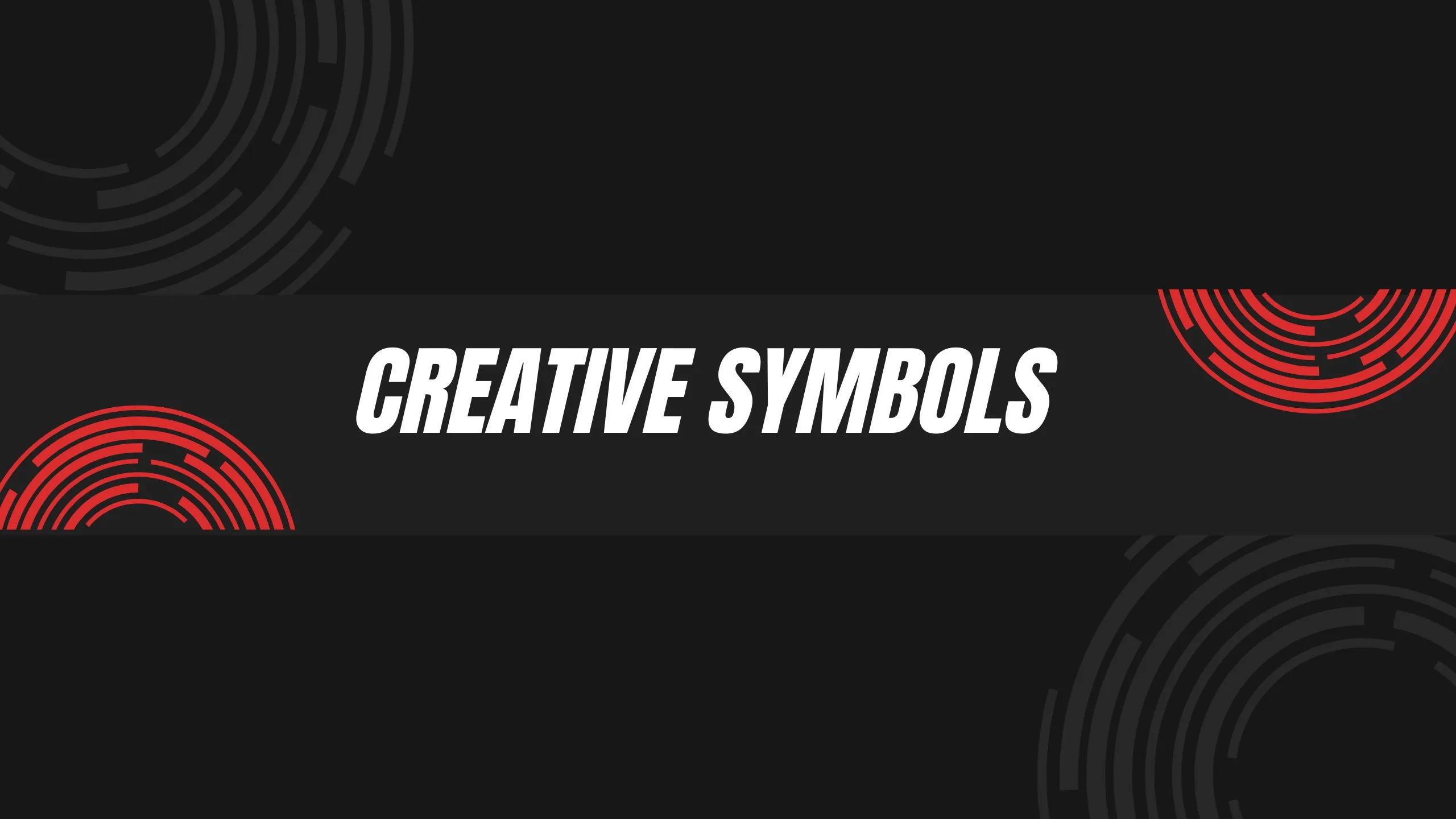 Creative Symbols