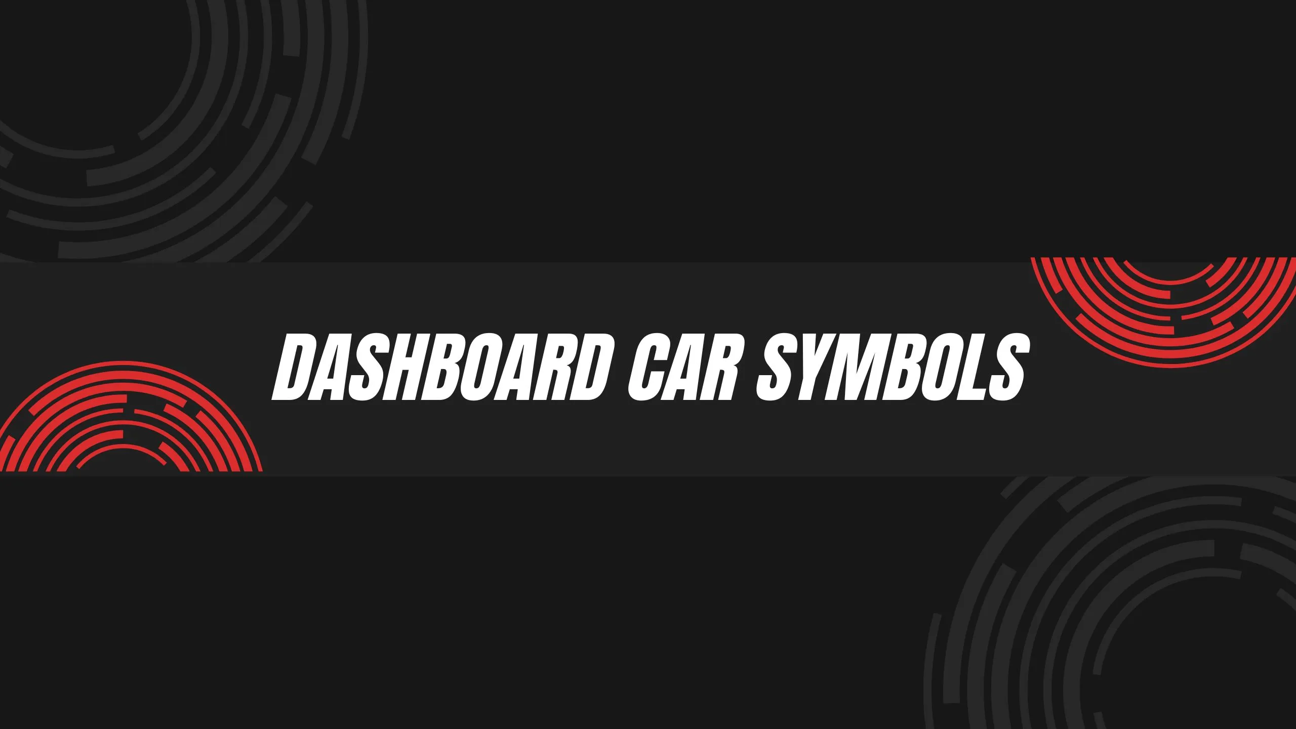Dashboard Car Symbols