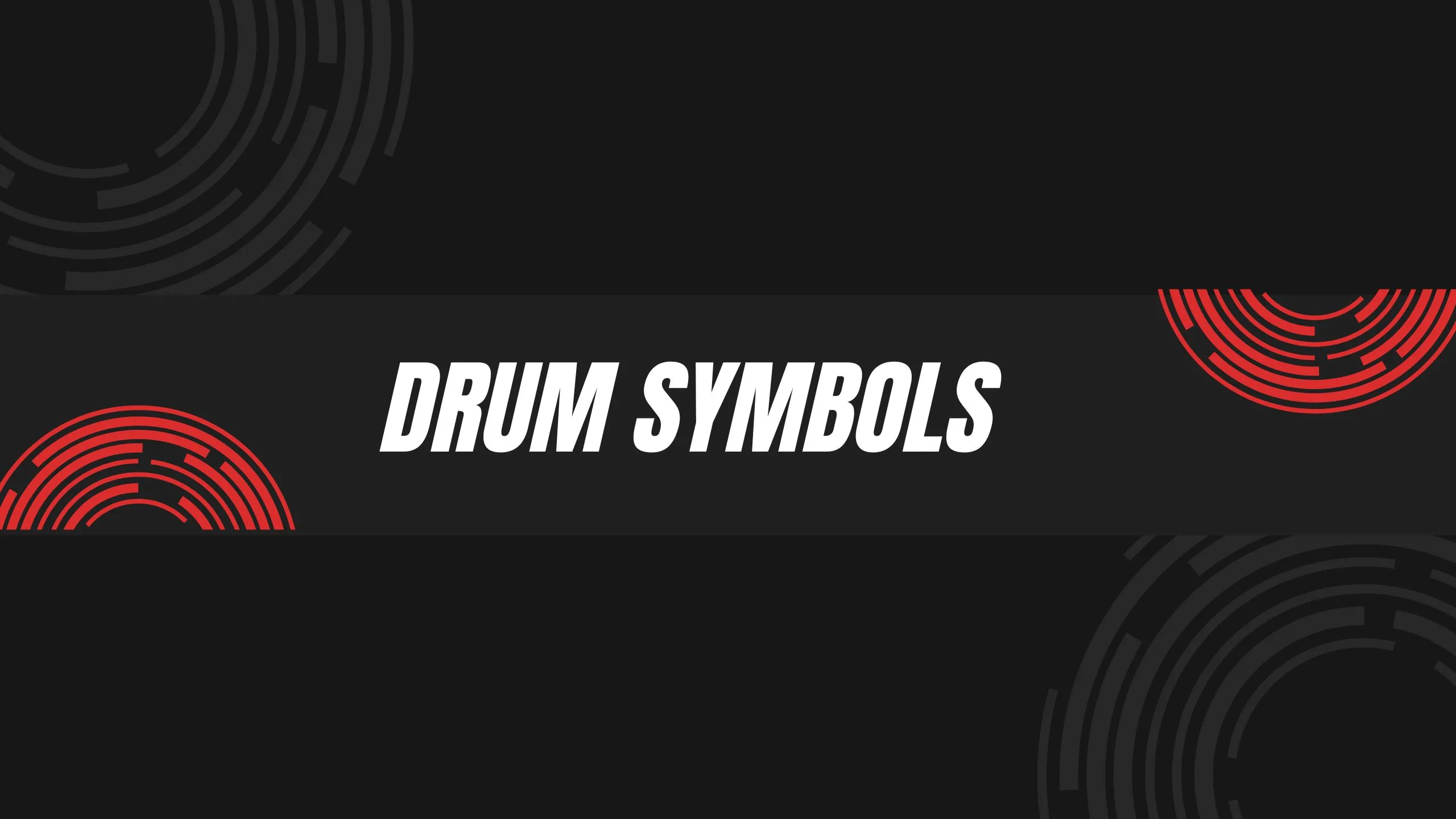 Drum Symbols