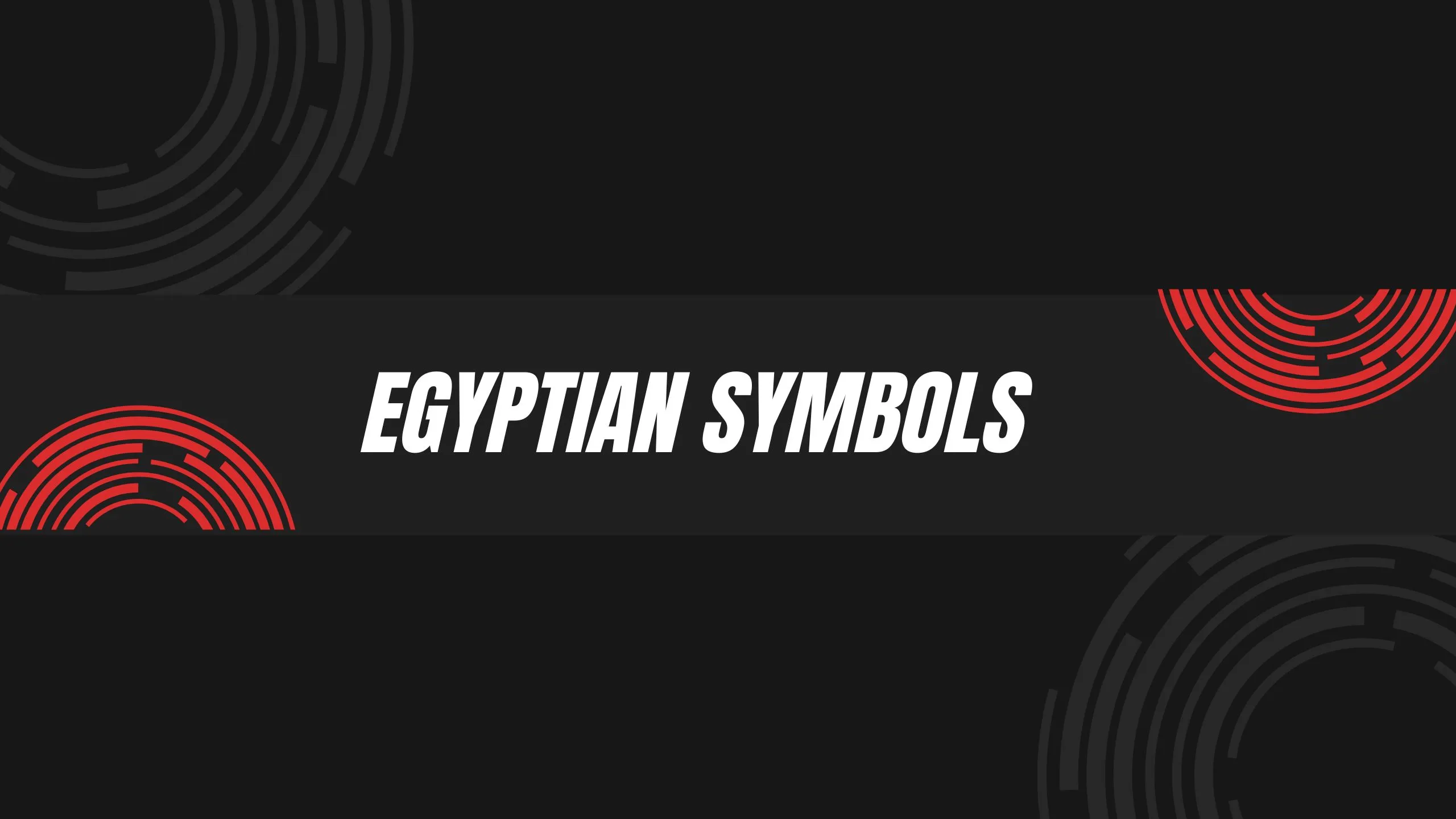Egyptian Symbols