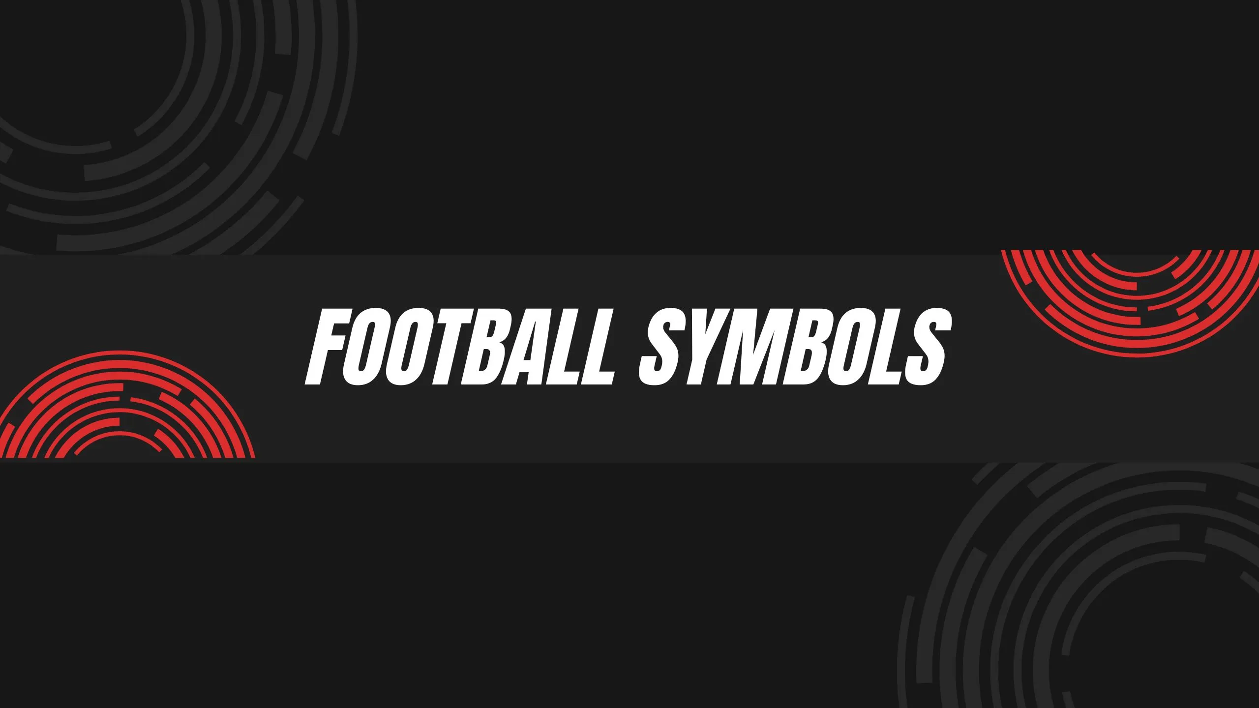 football symbols