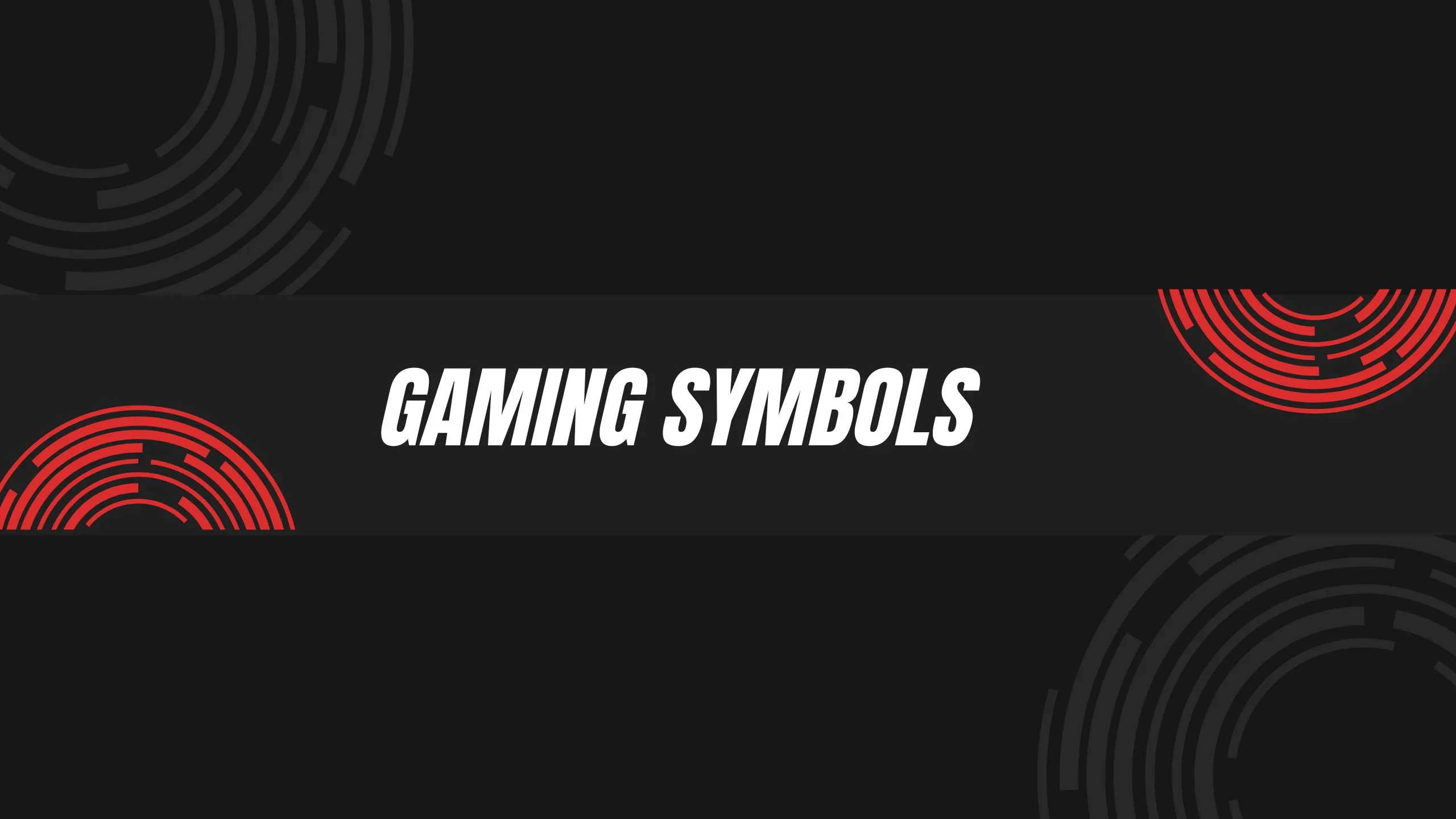 Gaming Symbols