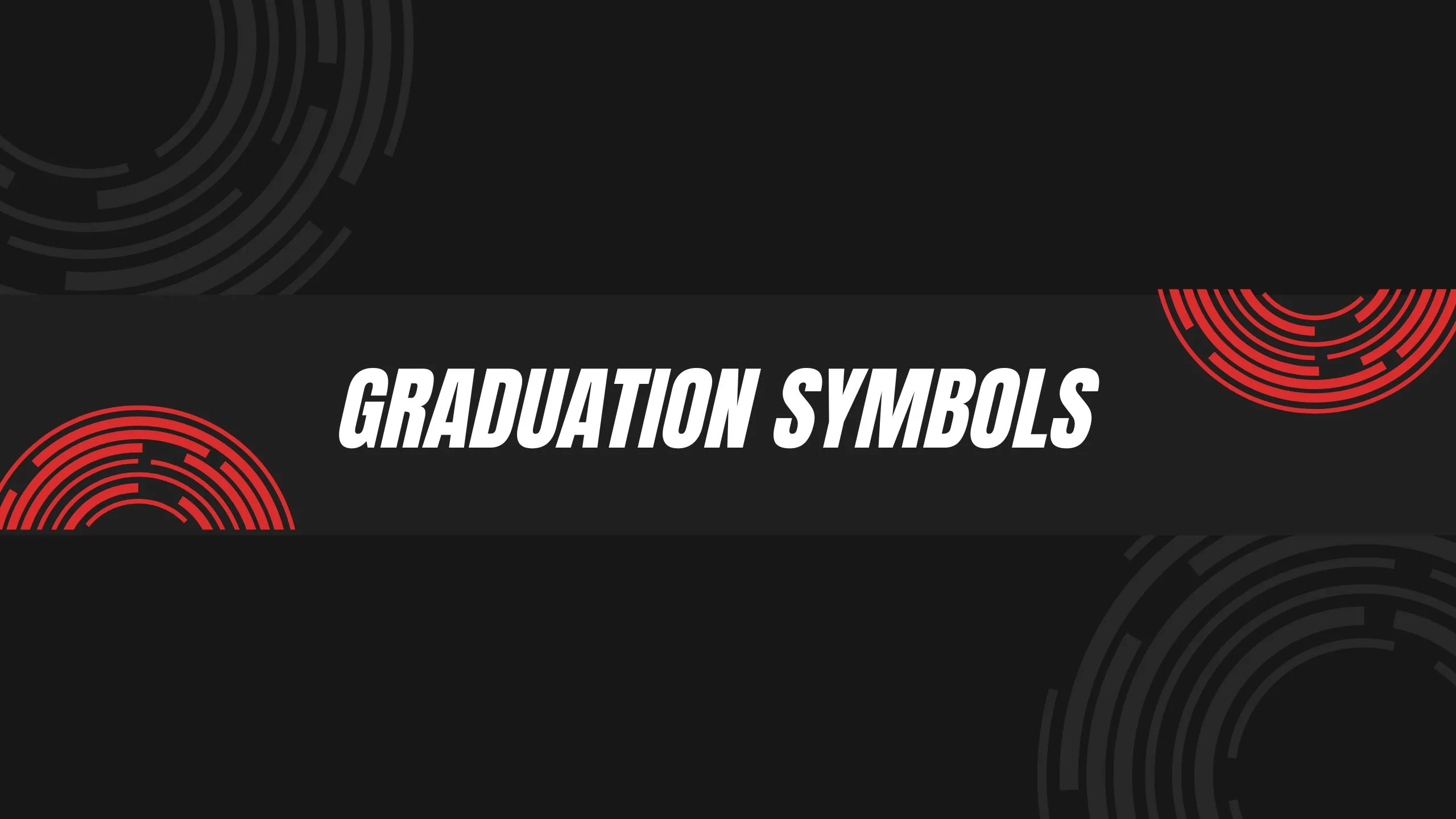 Graduation Symbols