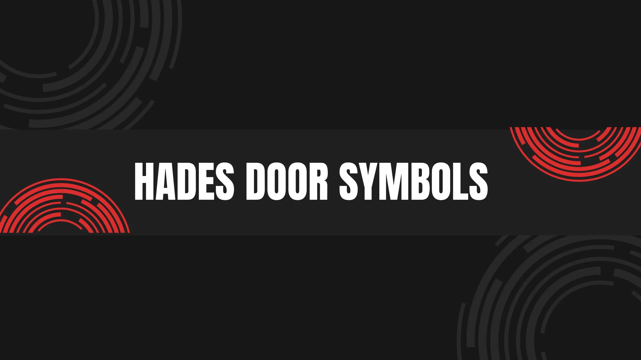 Hades Door Symbols