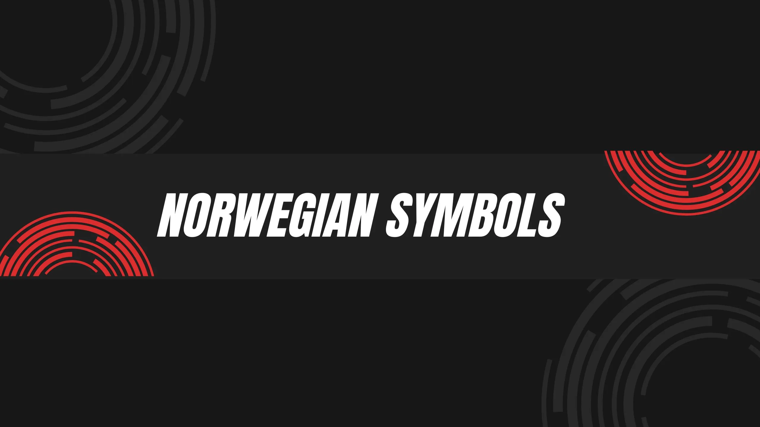 Norwegian Symbols