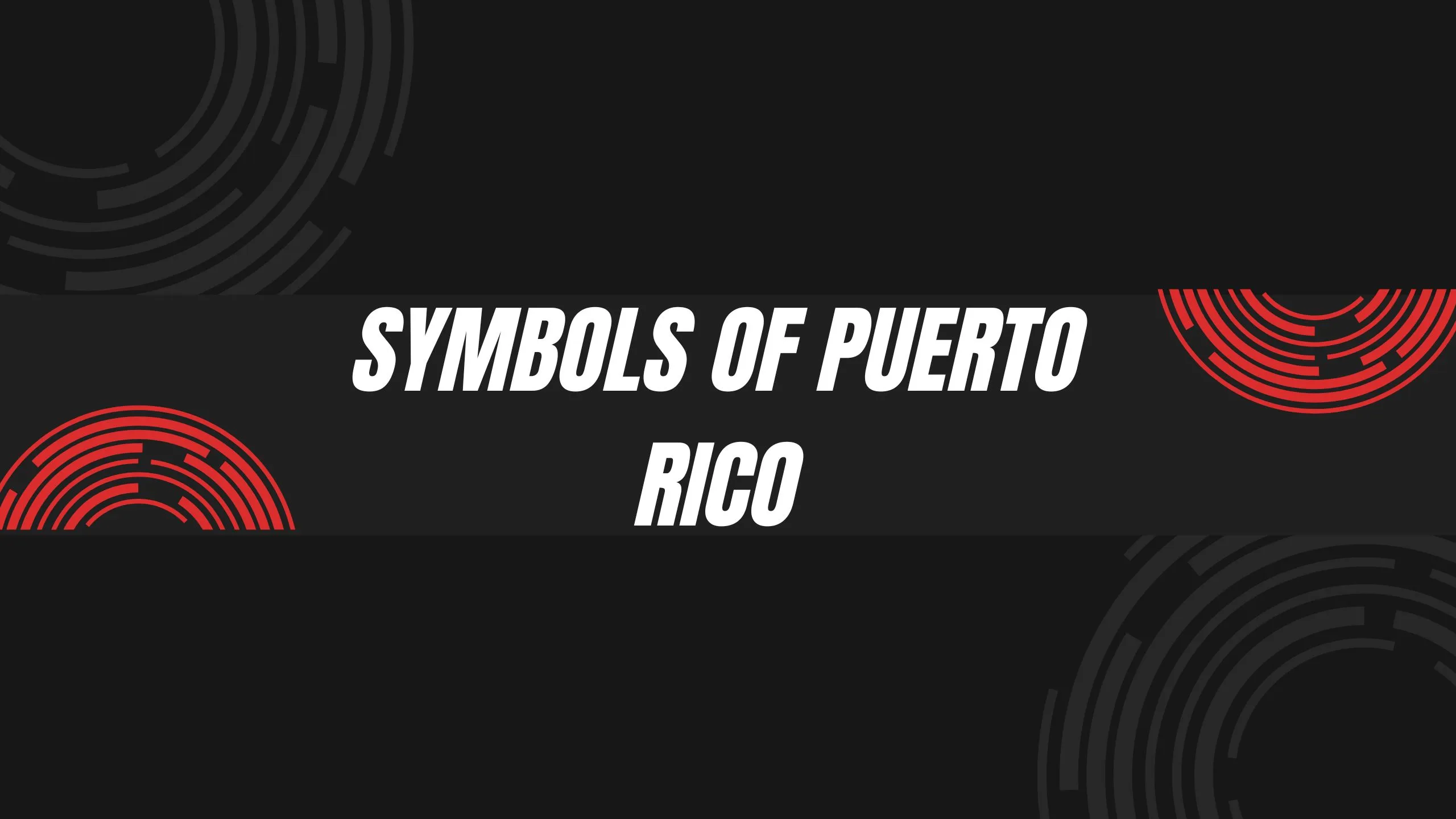 Symbols of Puerto Rico