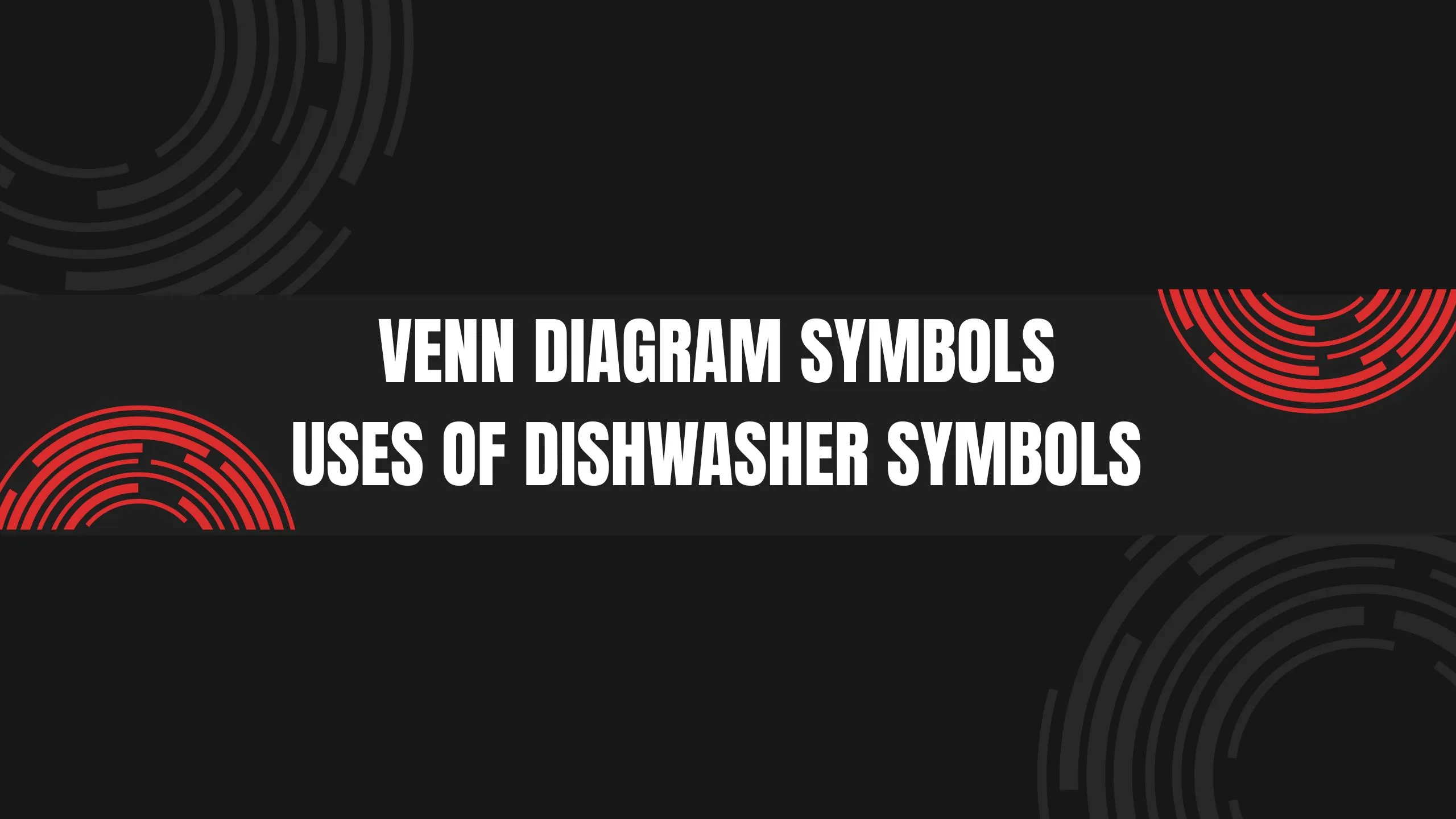 Venn Diagram Symbols