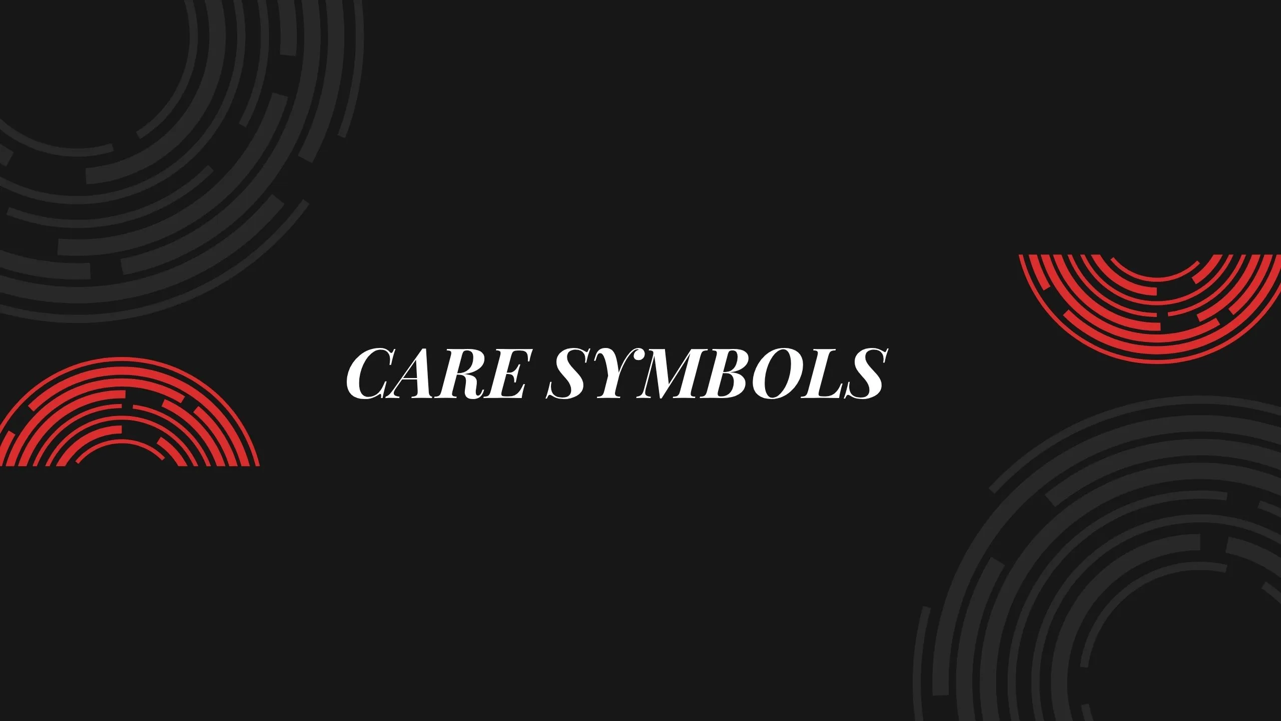Care Symbols