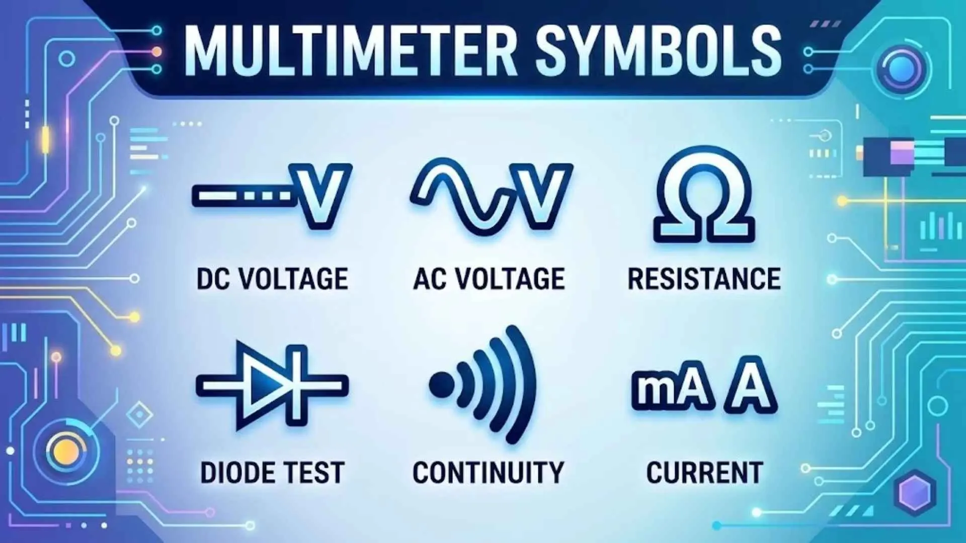 Multimeter Symbols